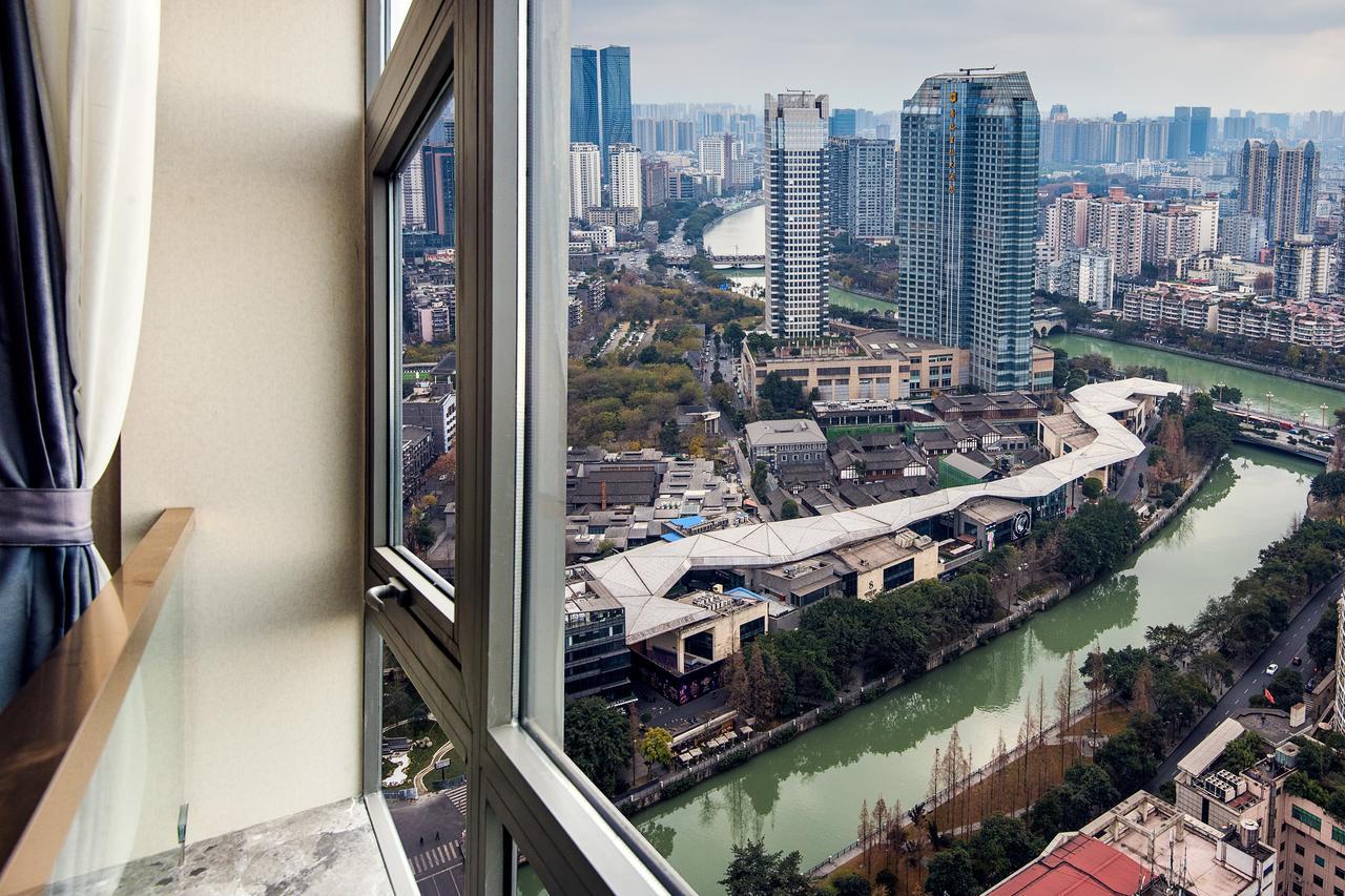 Chengdu Cloud Service Apartment Chunxi Taikoo Branch Kültér fotó