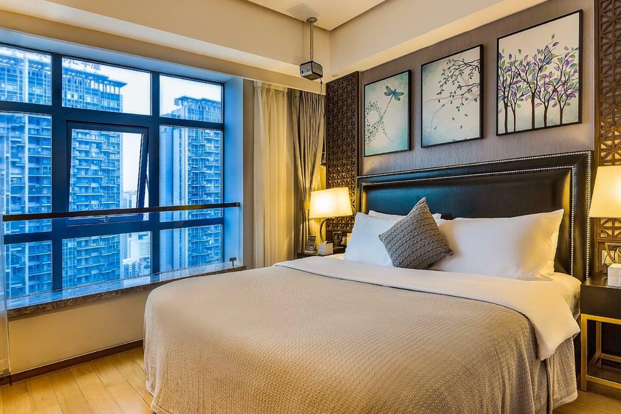 Chengdu Cloud Service Apartment Chunxi Taikoo Branch Kültér fotó