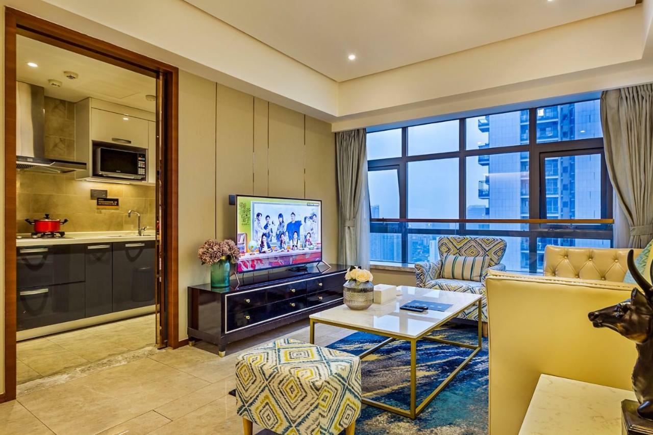 Chengdu Cloud Service Apartment Chunxi Taikoo Branch Kültér fotó